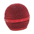 thumbnail image 3 of lionlar Metal Replacement Ball Head Mesh Microphone Grille for Beta58a SM58 Microphone Red, 3 of 9