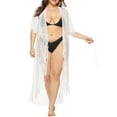 thumbnail image 3 of Women's Plus Size Boho Open Front Crochet Cover Up Sleeveless Shawl Cardigan Vest, 3 of 5
