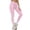 Pink, variant on Women's Yoga Pants Slim Fit High Waisted Long Pants Casual Running Workout Fitness Yoga Leggings for Women Black L
