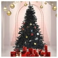 thumbnail image 2 of Drevy Black Artificial Tree 8 Feet Christmas Tree Artificial Pine Tree PVC Branch with Sturdy Meatl Stand, 2 of 7