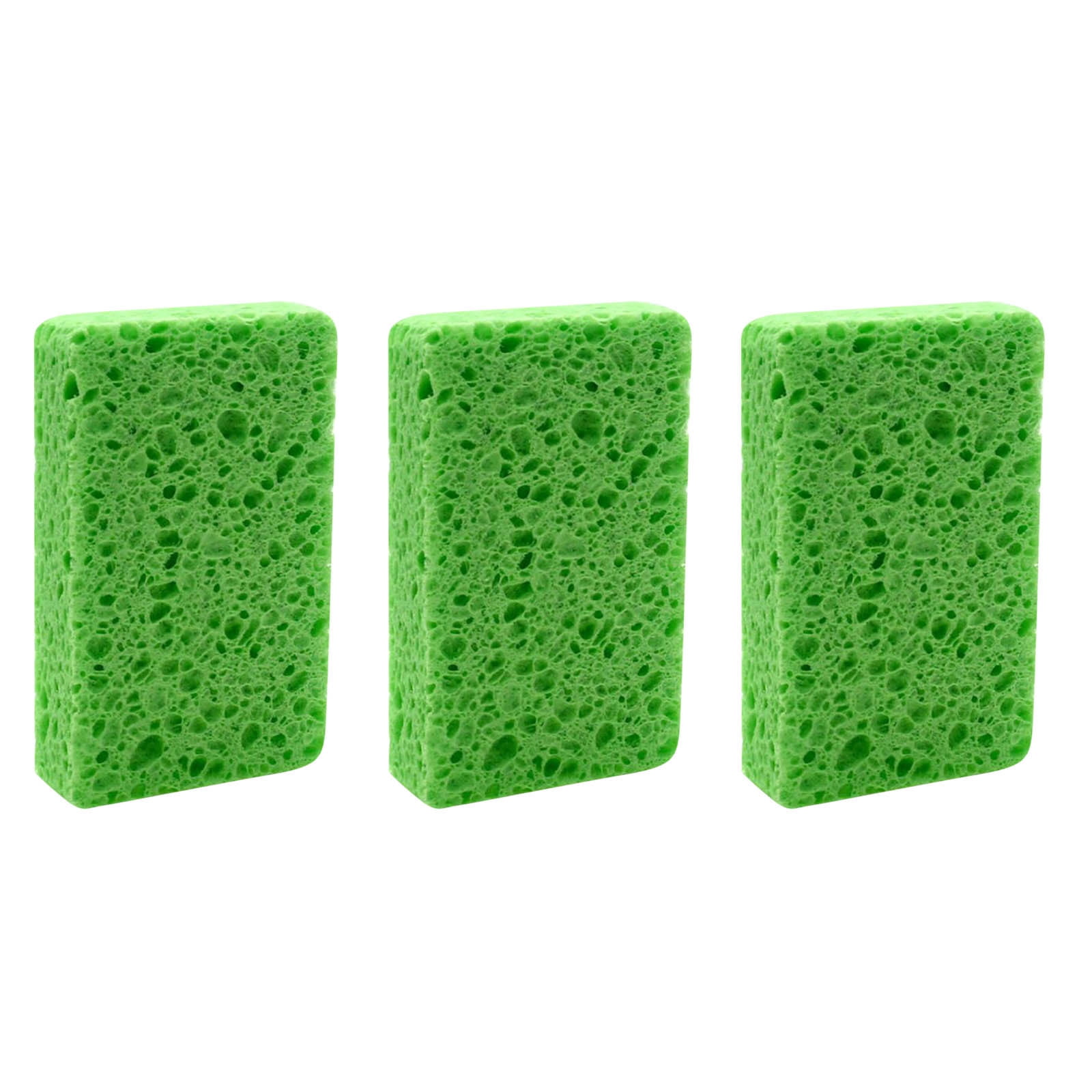 OAVQHLG3B 3PCS Kitchen Cleaning Sponge Block Large Cellulose Sponges