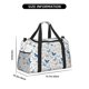 thumbnail image 3 of Fotbe Butterfly Bolsa de Viaje con Estampado, Bolsa de Fin de Semana para Mujer con Compartimento para Zapatos, Bolsa de Gimnasio con Bolsillo Húmedo, 3 of 7