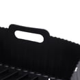 thumbnail image 2 of Suodoka 2Pcs Reusable Air Fryer Silicone Liners for Ninja Foodi Dual AF300UK AF400UK, Non-Stick Rectangular Silicone Pot Baking Tray Accessories (7.87 x 5.91 x 2.76 inches / 20 x 15 x 7 cm), 2 of 9
