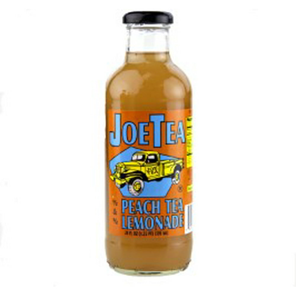 Joe's Tea Half Peach Tea & Half Lemonade 20 oz. (12 Bottles)