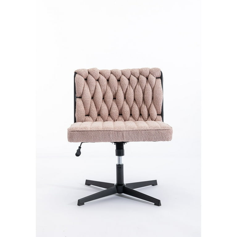 Armless Office Desk Chair No Wheels Pink Walmart