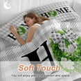 thumbnail image 4 of Home 4 Piece Duvet Cover Set Full Size Spring Country Farm Green Boxwood Flowers Wreath Grey Plaid Soft Bedding Set Comforter Cover, 1 Duvet Cover 1 Flat Sheets and 2 Pillowcases, 4 of 9