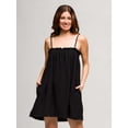 thumbnail image 5 of Womens Spaghetti Strap A-Line Dress, 5 of 8