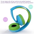 thumbnail image 2 of Seenda On Ear Headphones with Mic, Foldable Corded Headphones Wired Headsets with Microphone, Volume Control for Cell Phone, Tablet, PC, Laptop, MP3/4, 2 of 7