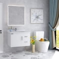 thumbnail image 1 of Vanity Art 28 in. Square LED Wall Mirror with Touch Sensor, 1 of 3