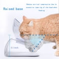 thumbnail image 2 of Tazones elevados para gatos, juego de tazones para comida y agua para gatos, tazones elevados para gatos con inclinación de 15°, plato antivómitos para gatos, comederos para mascotas, 2 of 5