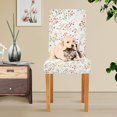 thumbnail image 4 of Yayeee 2 Pack Dining Chair Covers Stretch Parson Chairs Slipcovers Seat Protector, Small Floral Pattern, 4 of 6