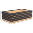 thumbnail image 3 of Meridian Furniture Table Basse en Cuir Vegan Noir Rory, 3 of 27