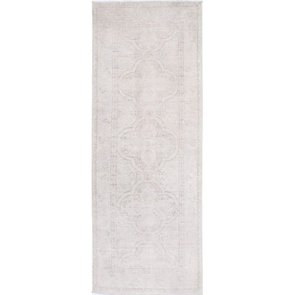 Hand Knotted Fine Serenity Wool Rug - 2'8'' x 8'0''