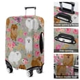 thumbnail image 5 of Pomeranian Dog and Flower Floral Luggage Cover Fashion Suitcase Cover Baggage Covers Fit 25-28 Inch Luggage (Go Travel), 5 of 5