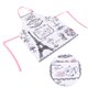 thumbnail image 4 of Delantal de cocina para hombres y mujeres, delantal doméstico sin mangas con estampado de dibujos animados para cocinar y hornear, 4 of 8