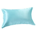 thumbnail image 2 of Funda de almohada reversible de seda para cabello y piel | 70 % seda, 30 % fibras recicladas | Funda de almohada de satén refrescante | 73 x 48 cm | 1 unidad en plata, oro rosa, beige, azul cielo,, 2 of 6
