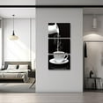 thumbnail image 3 of ZHONGYUTONG Coffee Wall Art 3 Pieces Funny Latte Picture Kitchen Canvas Prints Vertical Artwork for Dining Room Restaurant Coffee Bar Wall Decor Framed (24.00" x 36.00" x 3PCS), 3 of 6