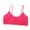 Red, variant on CYRBOKO Bars for Girls, Breathable Comfortable Cami Soft Cotton Teen Girls Bras Pink Size S