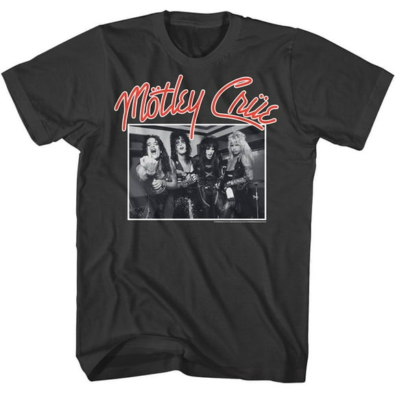 Motley Crue Stand And Deliver Smoke Adult T-Shirt L
