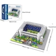 thumbnail image 3 of 4800+pcs Madrid Soccer Stadium with Soccer Ball Micro Mini Building Blocks Toy Set Creating an Exclusive Football Field, Proud Exhibits and Gift for Adult Fans, Challenging Artistic Works, 3 of 8