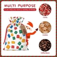 thumbnail image 6 of Linen Bundle Pocket Gift Bag Drawstring Opening And Closing Method For Christmas Birthday Anniversary As A Gift Packaging Small Multicolored Building Block (12), 6 of 8