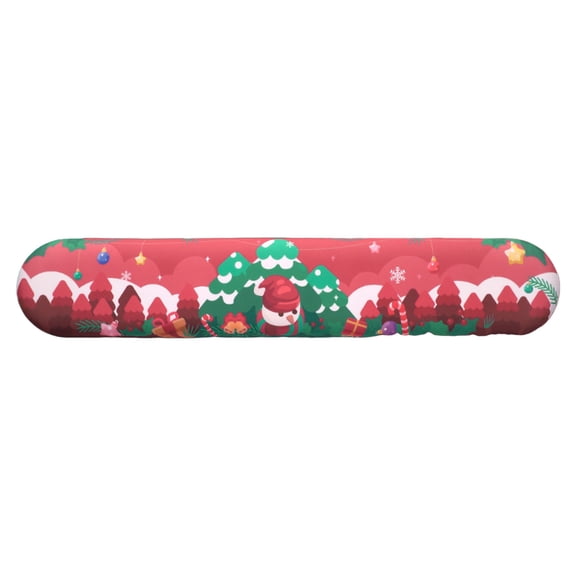 Cute Soft Christmas Snowman Cartoon Silicone Memory Slow Keyboard Hand Rest Ergonomic Wrist for Typing Gaming Desk Accessory