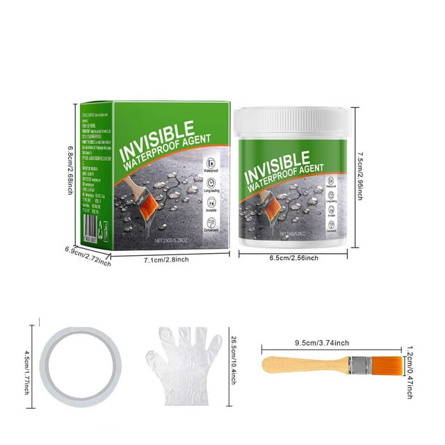 Ovzne Colle Transparente Étanche pour Mur Extérieur, Toit, Carrelage, Colle Étanche Multi-Usage en Liquidation