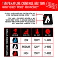 thumbnail image 6 of ActionHeat Men's 5V Battery Heated 1/2 Zip Up Shirt, 6 of 9