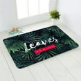 thumbnail image 6 of Tropical Palm Leaf Cactus a Pattern Door Mat Flannel Carpet Doormat Indoor Floor Mats Anti-Slip Rug, 6 of 6