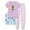 Moon Panda, variant on Moon Panda Pajamas Kids Cotton Rainbow Short Sleeves Shorts & Checkered Pant 3 PCS Soft Jammie Size 4T