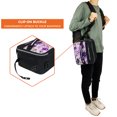 thumbnail image 6 of OPUX Insulated Lunch Box for Men Women Leakproof Clip-on Buckle, Purple Flowers, 6 of 7