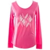 Under Armour Women's Power in Pink Long Sleeve Ribbon T-Shirt Small Pink