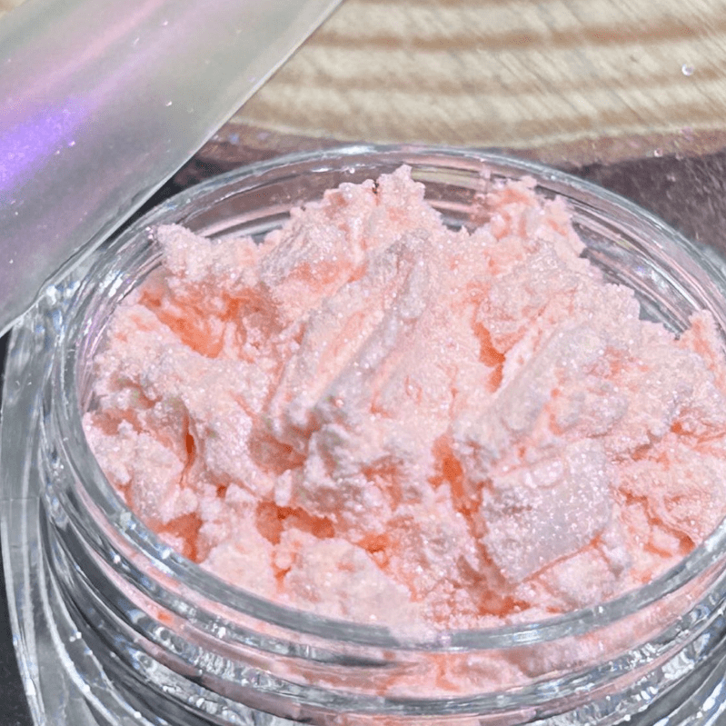 suxuMhao Chrome Nail Powder, Decoration, 1 Piece 50g Light Pink, Aurora Nail Powder, Iridescent Nail Powder, Holographic Nail Powder, Pearl Nail Powder, Shimmer Chrome,Easy to Apply
