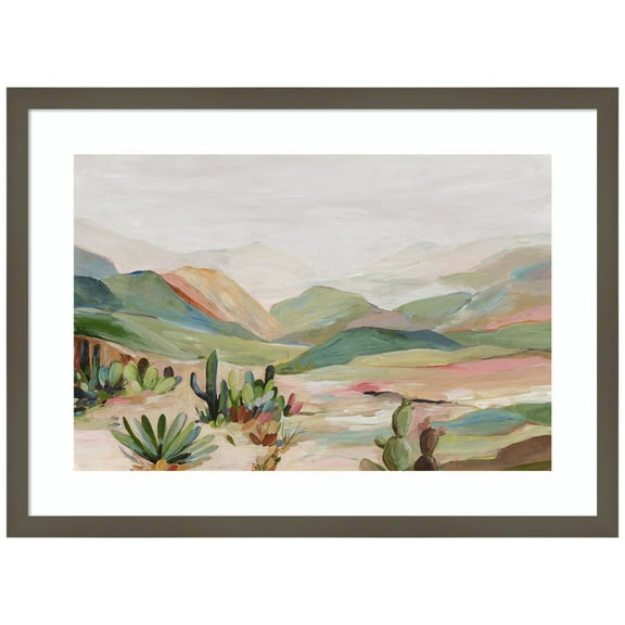 Amanti Art Sedona Hills Wood Framed Wall Art Print