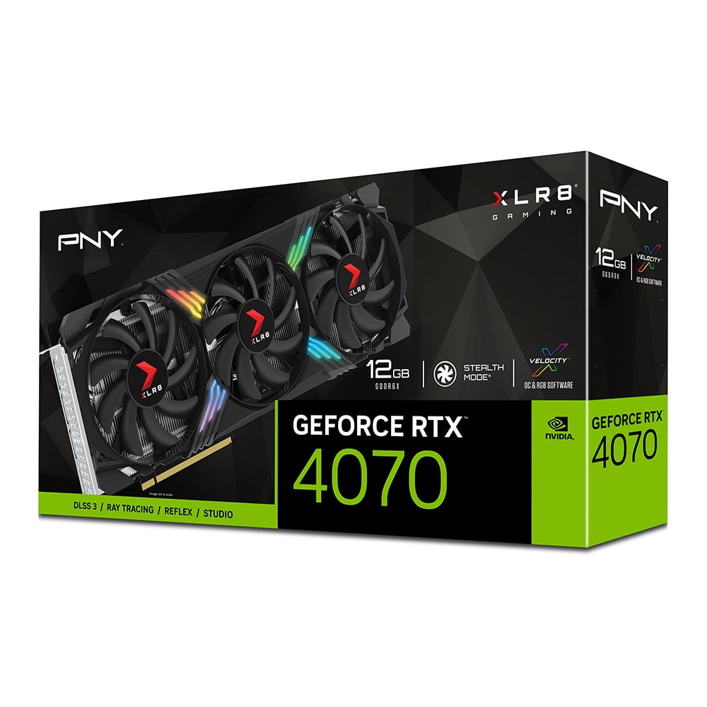 PNY GeForce RTX 4070 12GB XLR8 Gaming VERTO EPIC-X RGB