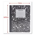 thumbnail image 4 of Composition Book, Medium/college Rule, Black Marble Cover, 9.75 X 7.5, 100 Sheets | Bundle of 5 Each, 4 of 7