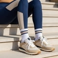 thumbnail image 4 of Cushionaire Kicks Fashion Sneakers for Women - Lightweight Non-Slip Lace Up Spring Shoes with Memory Foam Insole and Tread Outsole, 4 of 23