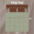 thumbnail image 4 of Utopia Bedding King Comforter Duvet Insert, Quilted Sage Green Comforter with Corner Tabs, Box Stitched Down Alternative Comforters King Size 90 x 102 inches, 4 of 8