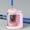 Pink, variant on Aufmer 1 Pcs Automatic Pencil Sharpener, Creative Design for Office, Multi-Color Plastic Sharpener, 2.95x2.55x2.55in(Pink)