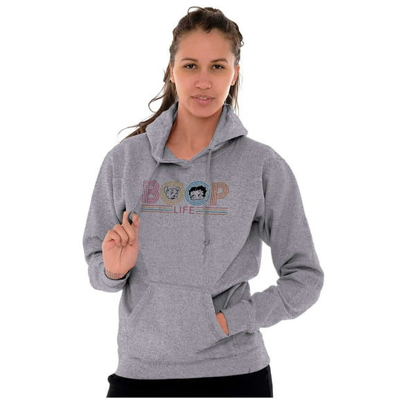Boop Life Cute Betty Pudgy Adorable Hoodie Sweatshirt Women Brisco Brands S