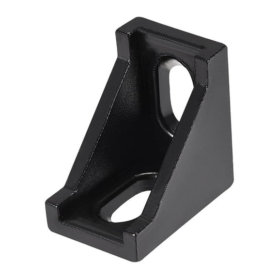 Inside Corner Bracket Gusset, 28mm x 28mm for 2020 Series Aluminum Extrusion Profile , 20 Pcs (Black)