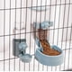 thumbnail image 2 of Automatic Pet Feeder Cage Hanging Bowl Water Bottle Food Container Dispenser For Puppy Cats Rabbit Birds Pet Feeding Product ShopWise Round, 2 of 11