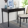 thumbnail image 2 of SAFAVIEH O' Mara 2-Drawer Desk Black, 2 of 15