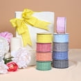 thumbnail image 5 of Gwen Studios 1.5" Powder Pink Gingham Ribbon, 3 yards, 5 of 7