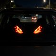 thumbnail image 4 of Solar Powered Demon Eyes Led Car Sticker Light Dynamic Devil Eye Flashing Warning Lamp For Truck Suv, 4 of 6