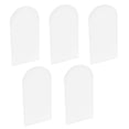 thumbnail image 1 of FUTUREORYY 5Pcs DIY Irregular Acrylic Mirror Sheets Silver Stylish Decorative Mirror for Home Vanity, 1 of 8