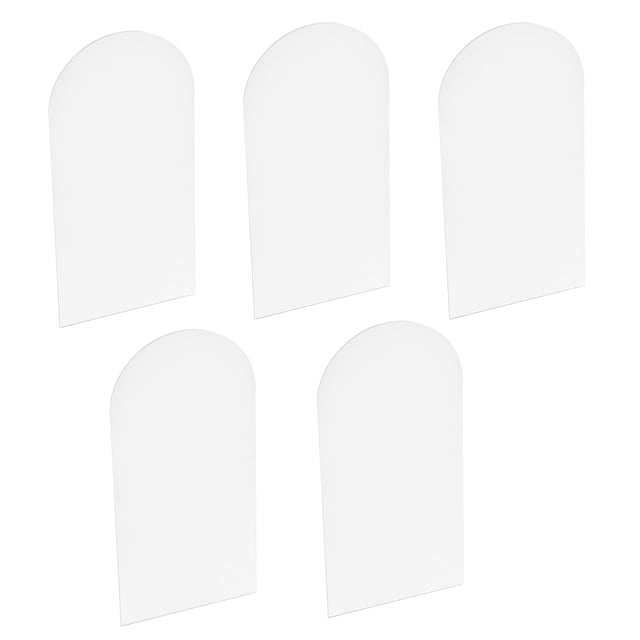 FUTUREORYY 5Pcs DIY Irregular Acrylic Mirror Sheets Silver Stylish Decorative Mirror for Home Vanity