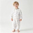 thumbnail image 6 of TOWED22 Kids Toddler Girl Boys Pajamas Pj Set Long Sleeve Sleepwear Loungewear Soft & Comfort 6-24 Months 2t 3t 4t 5t 6t 7t 8t 9t Children(White,2-3 Y), 6 of 6