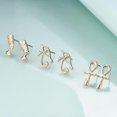 thumbnail image 2 of Dinosaur Stud Earrings 14K Gold Plated Stud Earrings Animal Earrings for Women Girls, 2 of 4