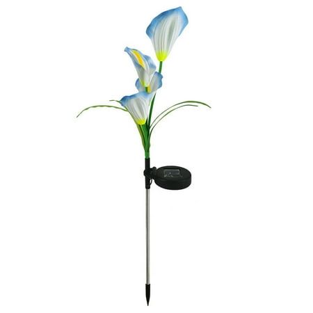 

Solar Lights Outdoor Garden Decor Upgraded Solar Garden Lights with 4 Morning Glory Flowers Waterproof Color Changing Outdoor Lights Solar Powered Flower Lights for Patio Yard Garden Decoration